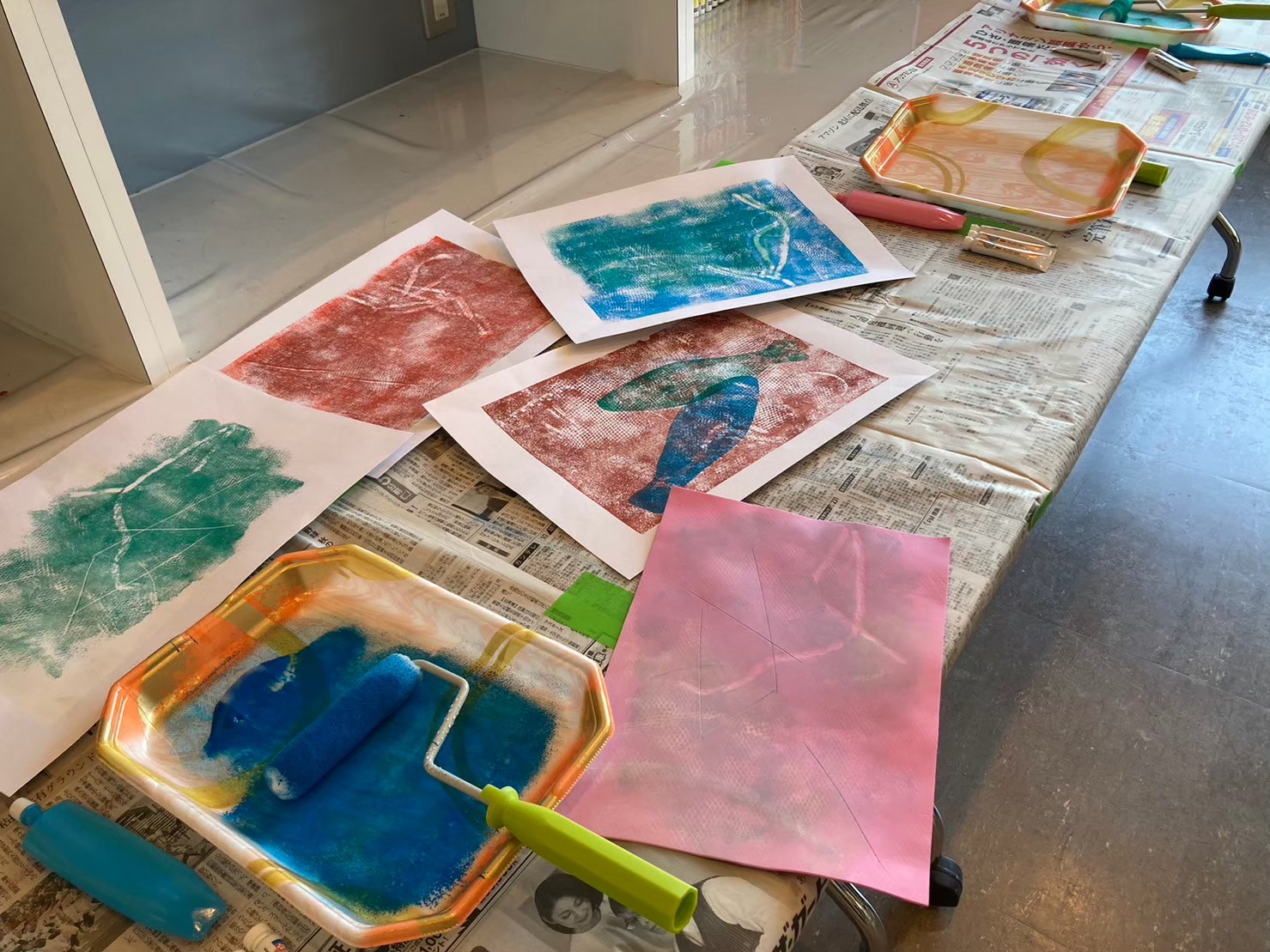 ワークショップ活動の様子の写真