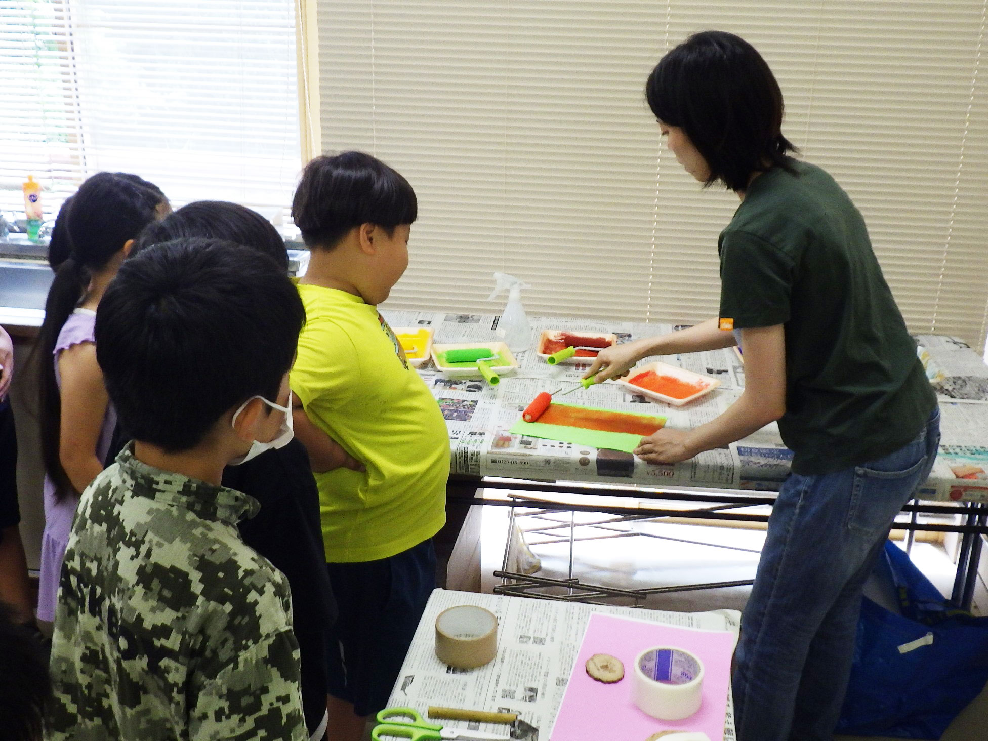 ワークショップ活動の様子の写真